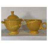 Fiesta Covered Sugar & Creamer