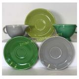 Fiesta Plates 6"-3, Creamers-2