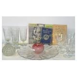 Boy Scout Manuals, Glassware, Flo Blue Thunder Mug