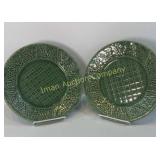 Green Stoneware Plates-2