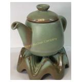 Frankoma Tea Pot & Warmer