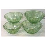 Green Depression Glass Nesting Bowls-4