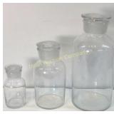 Apothecary Clear Glass Bottles-3