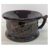 Diminutive Rockingham Spittoon 3" X 5"