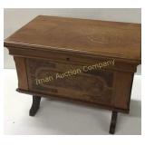 Walnut/Oak Chest 18" X 12"