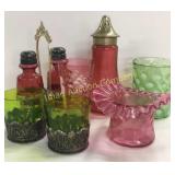 Cranberry Sugar Shaker and Salt & Pepper, etc