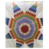 Hand Done Quilt 72" X 80"