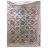 Hand Done Quilt 90" X 90"
