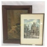 German Print on Silk & "Can