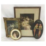Family Photo, Brass Girl Print, Courting Print