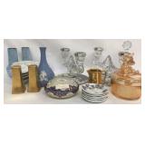 Bone Dishes, Vases, Candle Stands, Butter Pats