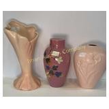 Hagar Vase, Weller Vase 13", Cased Glass
