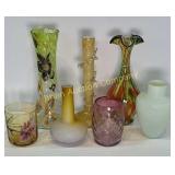 Art Glass Vases and Tumblers