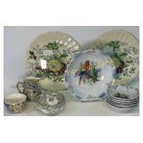 Royal Doulton Plates, Nippon Dresser Jar