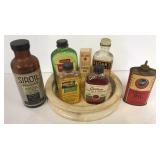 Oiler & Medicine Bottles