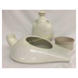 Salt Crock, Hot Water Bottle, Bed Pan