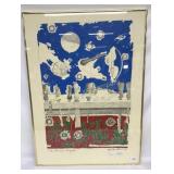 The Senuous Gadgeteer, Signed 30" X 22"