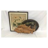 Asian Watercolor, Cross Stitch, Fish
