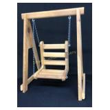 Wooden Doll Swing 18" X 14"