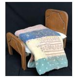Wooden Doll Bed 16"
