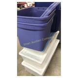 Plastic Totes with Lids -7