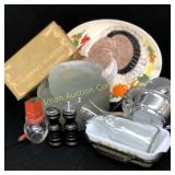 Turkey Platter, Glassware, etc