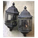 Copper Wall Mount Lights 24" Overall Height