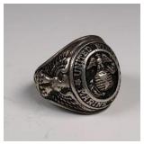 Old Sterling US Marine Corps Ring 11.49G