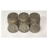 Franklin Half Dollar Silver Coins