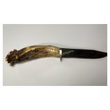 Old Queen Steel Stag Handle Handmade Knife, 12"