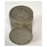 Franklin Half Dollar Silver Coins