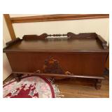Antique Cavalier cedar lined blanket chest