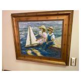 Signed art on canvas