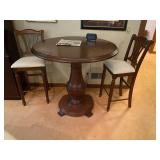 High table and 2 chairs