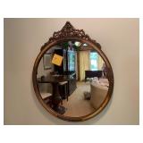 Vintage round mirror