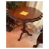 Antique tilt top table