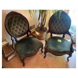 2 Victorian chairs