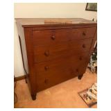 Antique southern 2 over 3 chest of drawers