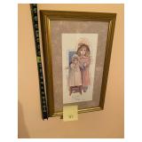 Framed art by D. Morgan