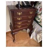 Vintage 4 drawer silver chest