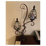 Double leaded glass lamp