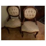 2 Victorian chairs