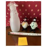 Glass snowmen