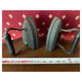 2 antique irons