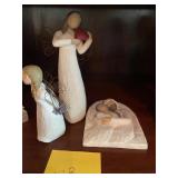 3 willow tree angels