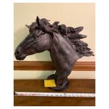 Large resin horse bust