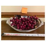 Pewter fruit bowl