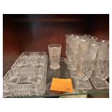 13 pieces glassware