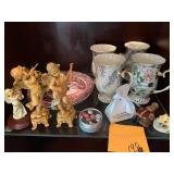 Cups, angels and glassware