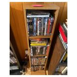 DVDs and shelf
